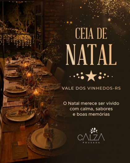 Almoço de Natal dia 25/12