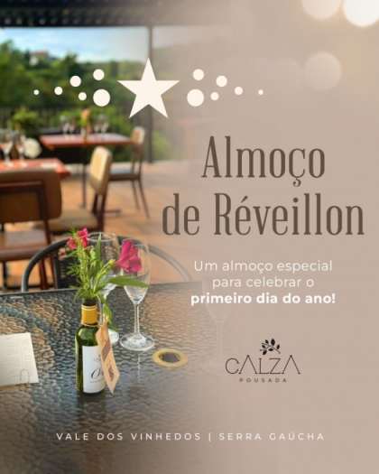 Almoço Reveillón 01/01 - Pousada Calza