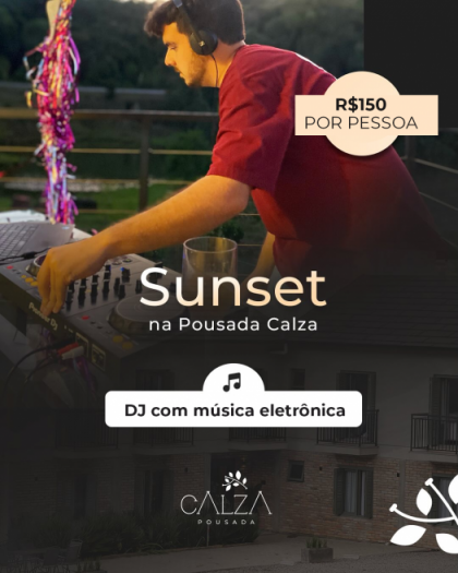 Sunset na Pousada Calza
